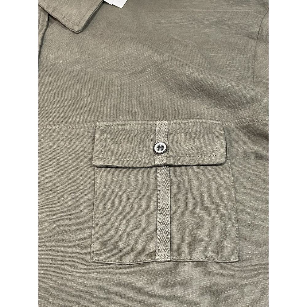NWT -AG Jeans Classic Dress Shirt, Long-Sleeve Button-Up Men’s XL Olive Green - Picture 5 of 10